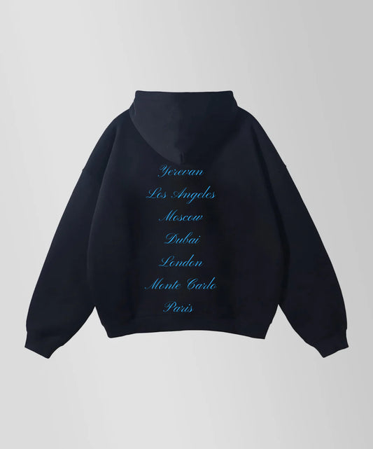 Black Hoodie "Yerevan & Beyond | Grand Tour Collection