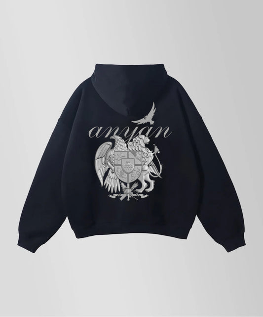 Black Hoodie "Coat of Arms of Armenia" | Heritage Collection