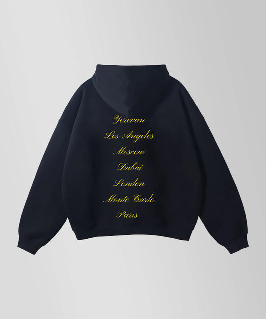 Black Hoodie "Yerevan & Beyond | Grand Tour Collection